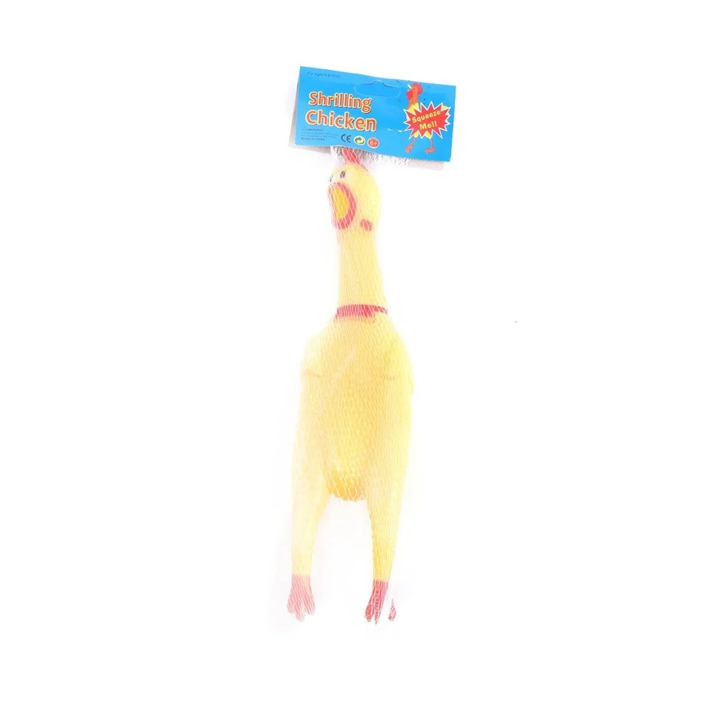 Galinha gritante, 42 cm de galinha gritante, brinquedo de apertar para  animais de estimação, ferramenta engraçada para descompressão :  : Brinquedos e Jogos
