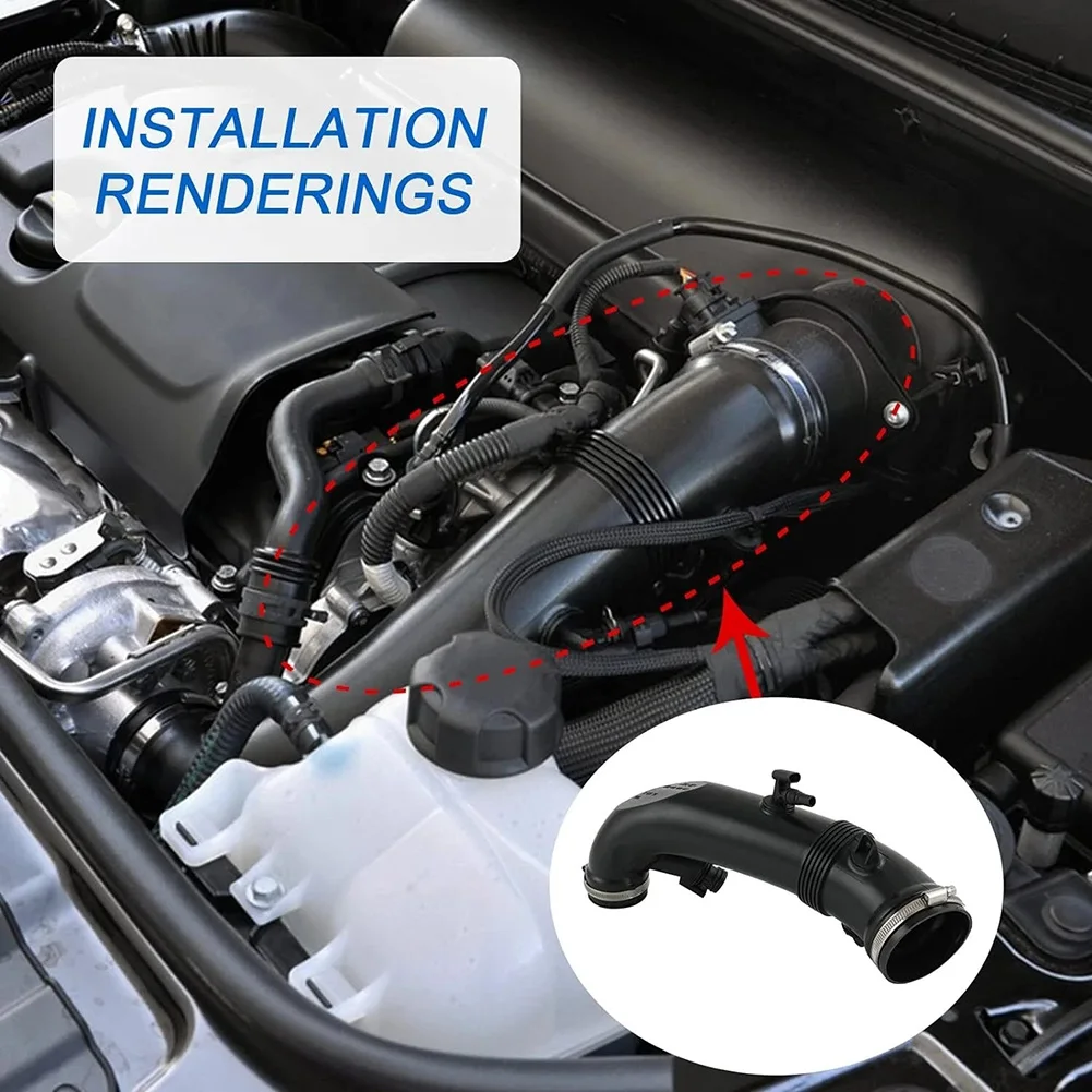 ท่อยางอากาศเข้าเครื่องยนต์ ท่อเทอร์โบ 13717627501 สำหรับ BMW สำหรับ Mini R56/R55/R57, Coupe สำหรับ Roadster สำหรับ Countryman 1