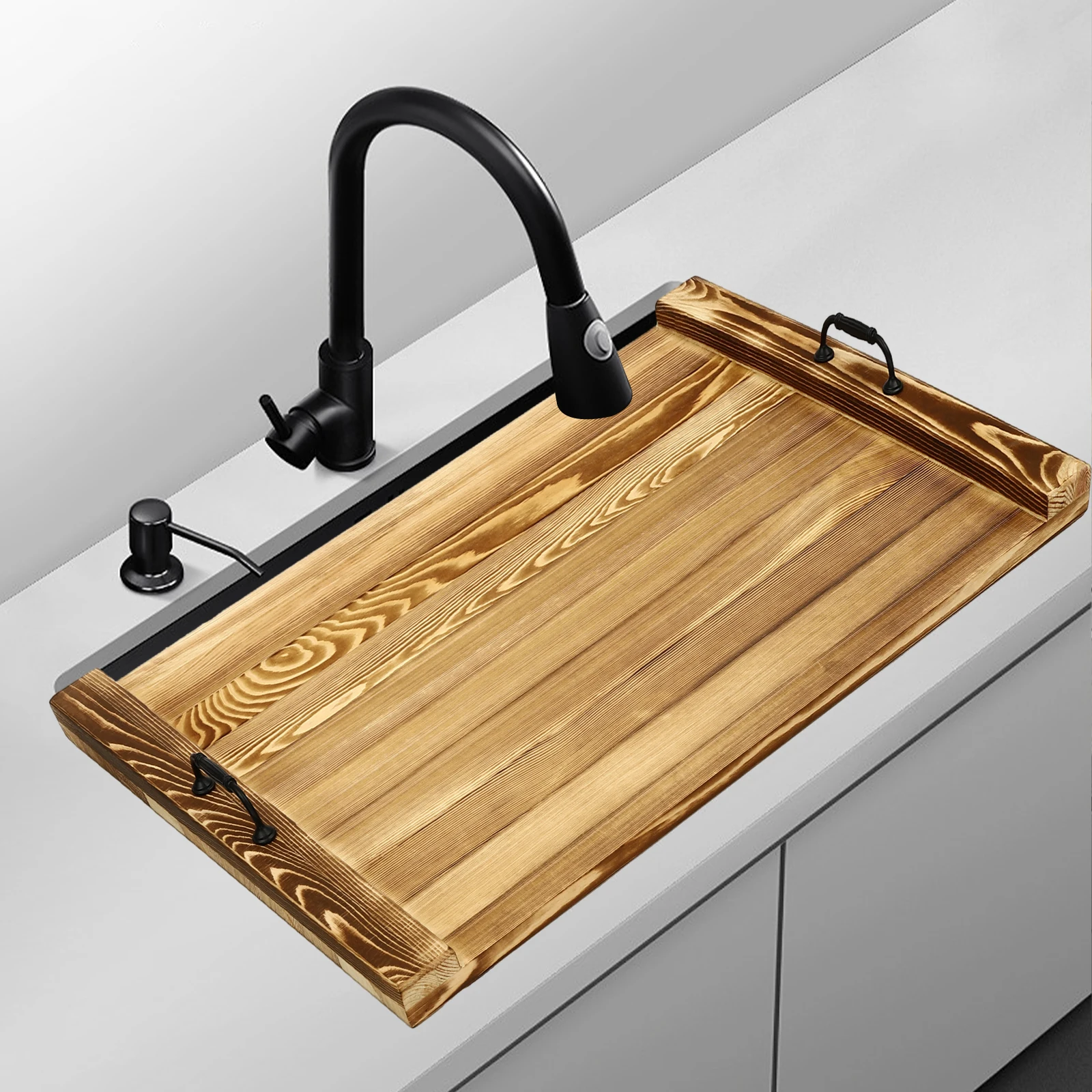 30 × 22 Extra Large Cutting Board Pine Wood Stove Top Cover for Kitchens  Restaurants and Camping As A Tray for Meal Preparation - AliExpress, image size:1600x1600