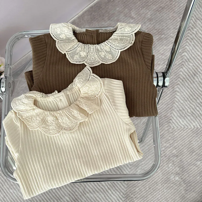 Autumn Long Sleeve Clothes For Kids Girls New Infant Bottoming Shirt