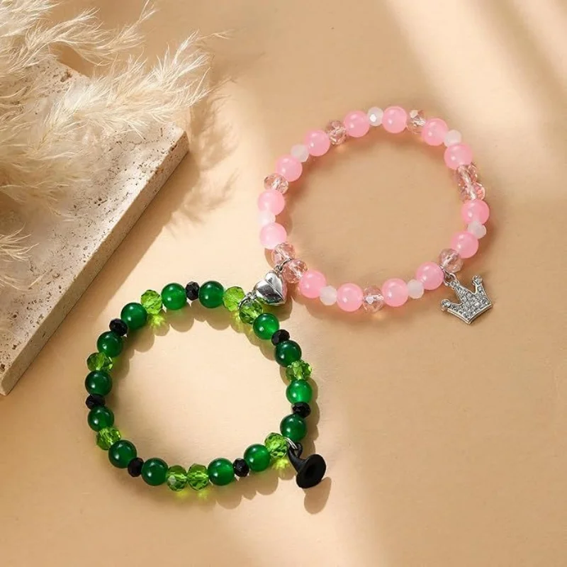 2025 New Wicked Friendship Matching Bracelets Rhinestone Crown