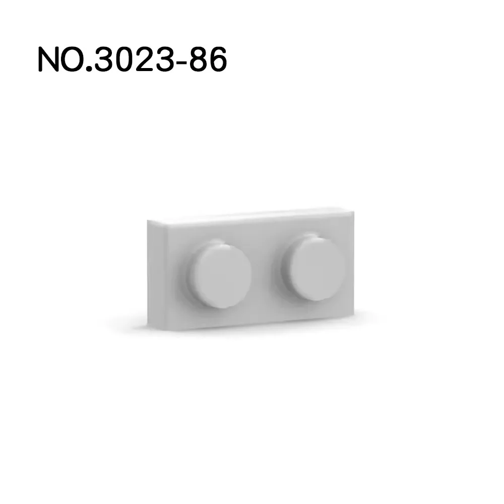 50 Stück MOC 3023 Platte 1 x 2 High-Tech-kompatible Steine DIY Assmble Bausteine Partikel Gehirn Spielzeug Geschenk Kind Puzzle – Detail 14
