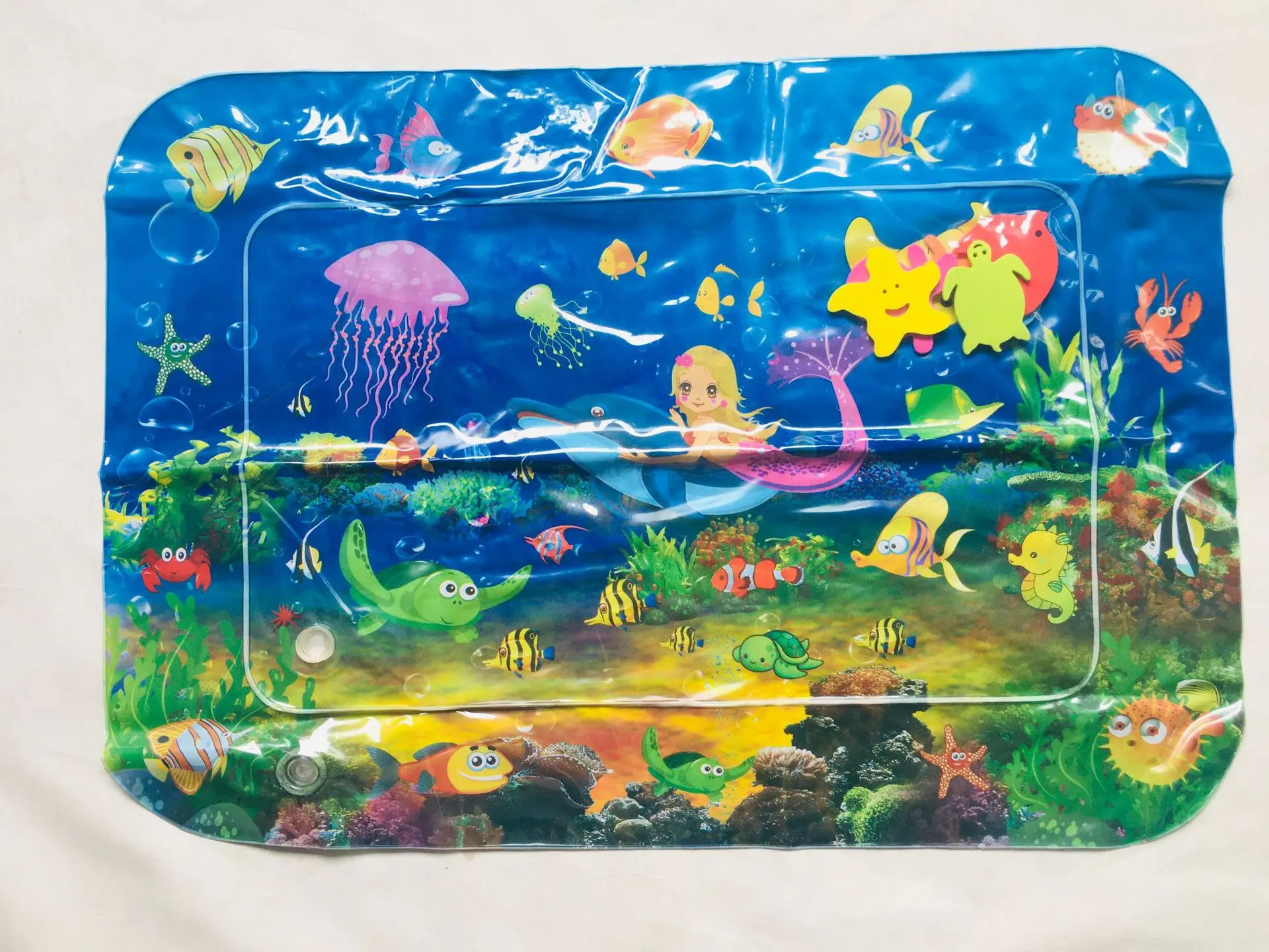 Baby Water Mat Pat Pad Spray Inflatable Different Patterns Water Cushion Marine Life Mat Ice Water Accessories Play Mat Pool