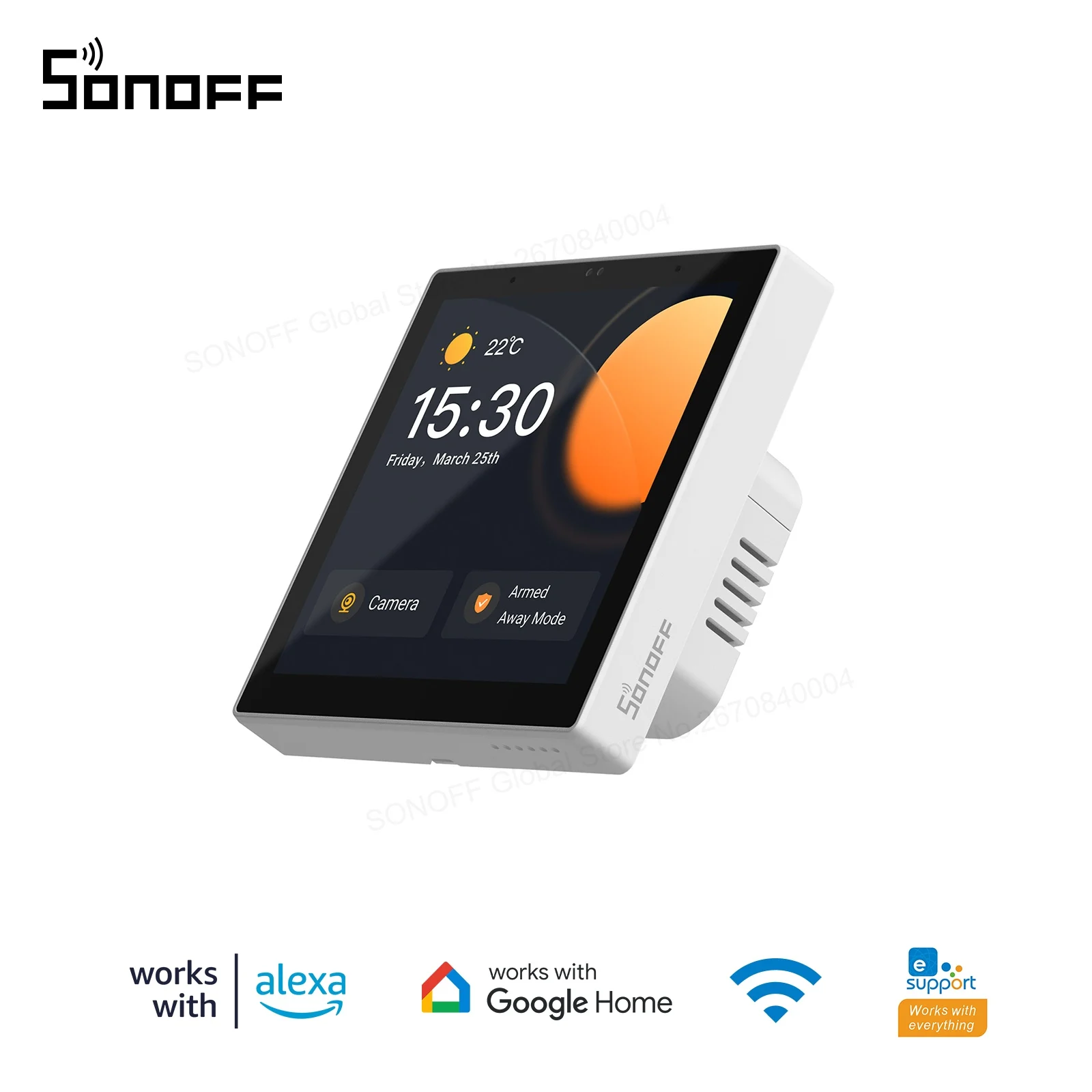 Nuovo Sonoff Nspanel Pro Smart Home Control Panel Eu Hmi Tft 3.95 "Touch Screen Smart Scene Display Controllo Vocale Tramite Alexa Google