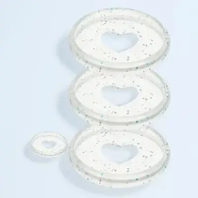 50개 플라스틱 바인딩 디스크, 루즈리프 노트북 바인더 플래너용 디스크바운드 확장 버클, 사무용품