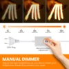 220V Dimmable COB LED Neon Strip Light 288Leds/M IP67 With Switch/Dimmer EU Plug Flexible Adhesive Tape for Home Garden Lighting 3