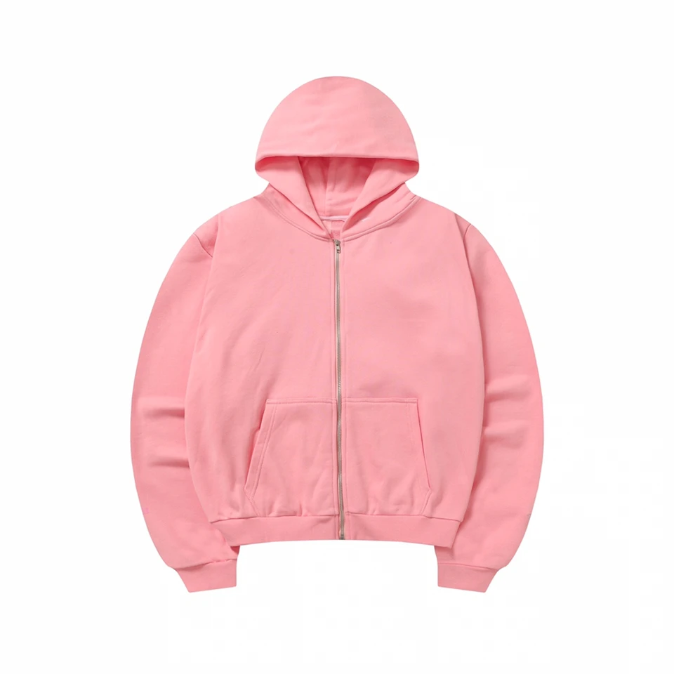 Pink Justin Bieber SKYLRK Embroidery Cardigan Hoodie Men Women