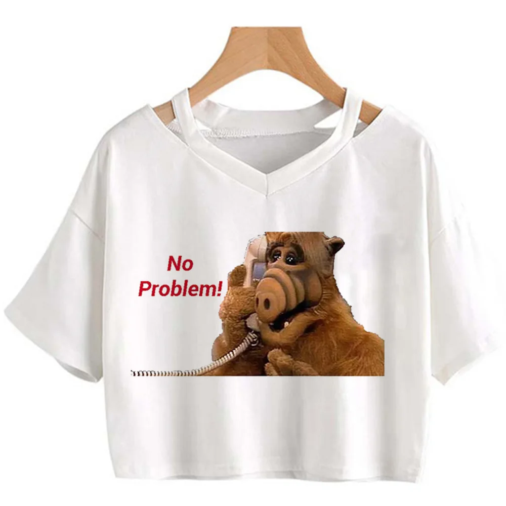 Alf Tee Women Designer Top Abbigliamento Divertente Femminile