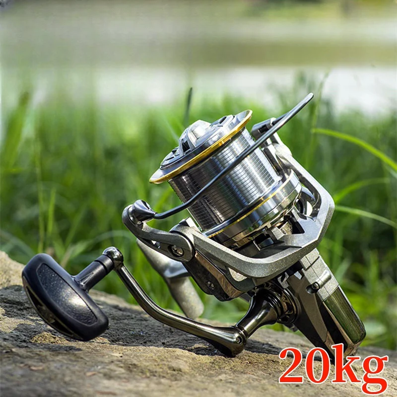 Big Fishing Reel 8000 9000 10000 12000 14000 Spinning Reel 4.81 Drag