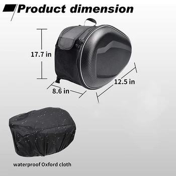 2PCS Universal fit Motorcycle Pannier Bags Luggage Saddle Bags Side Storage Fork Travel Pouch Box Motorcycle Side Helmet Riding 2