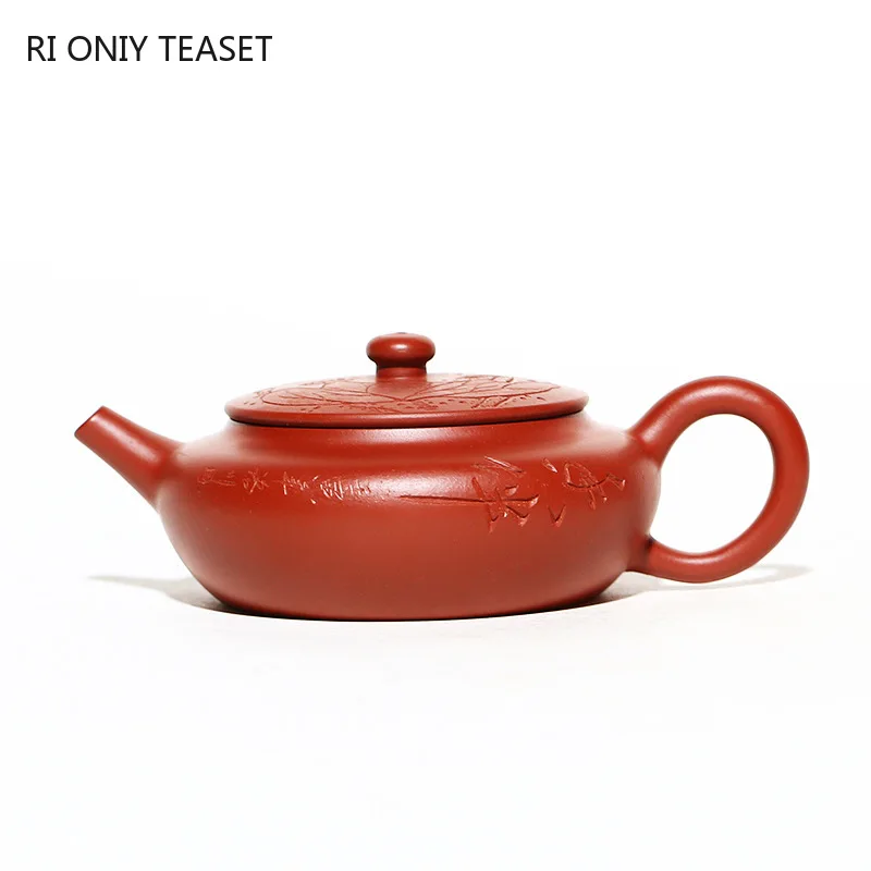 

130ml Master Handmade Dahongpao Tea Pot Yixing Purple Clay Teapot Authentic Raw Ore Zisha Tea Maker Chinese Teaware Accessories