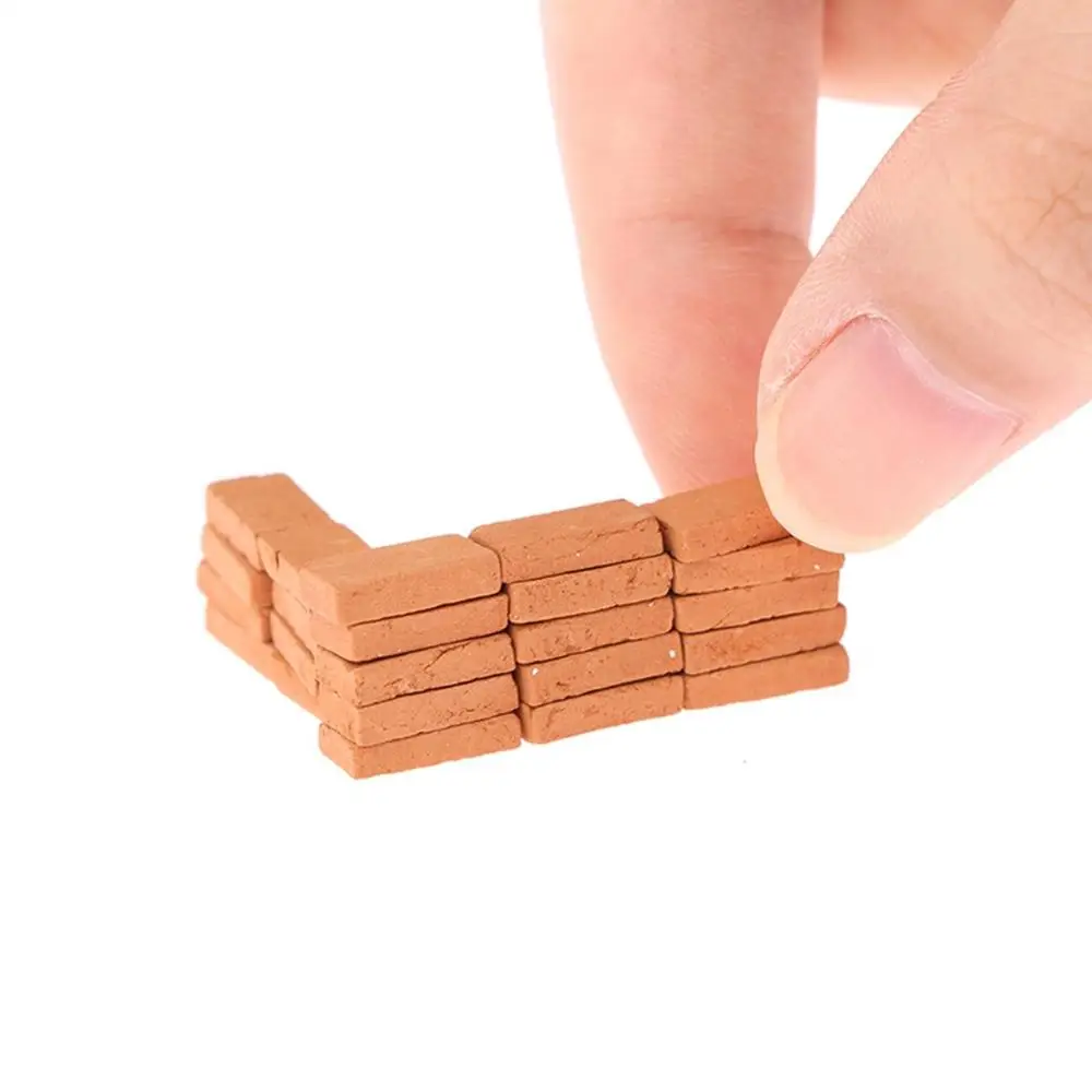 50pcs Landscaping Decorations Dollhouse Accessories Mini Figurine Miniatures Mini Bricks Tiny Ornament