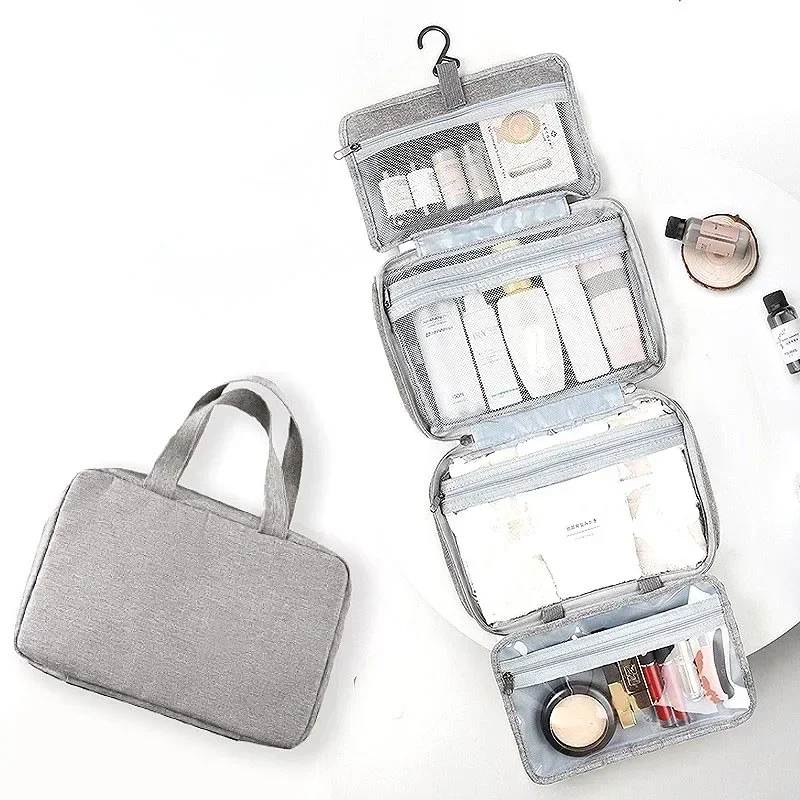 Travel Waterproof Folding Dry and Wet Separation Toiletry Bag Cosmetic Storage Bag Large Capacity Cosmetic Bag 3