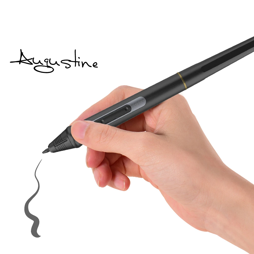 Rechargeable Stylus Pen With 8192 Pressure Levels For Bosto Tablet_voghion.com