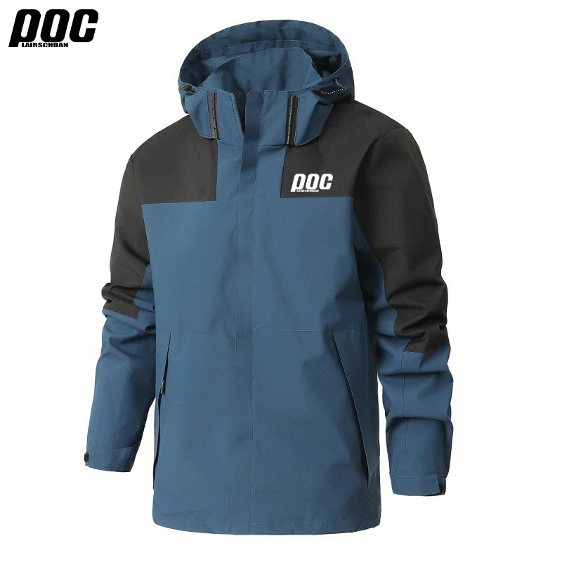 Cycling Jacket Cycling Clothes LairschDan POC Bike Jacket Waterproof MTB Cycling Raincoat Men's Motorcycle Downhill Windbreaker Bicycle Coat Abbigliamento Moto