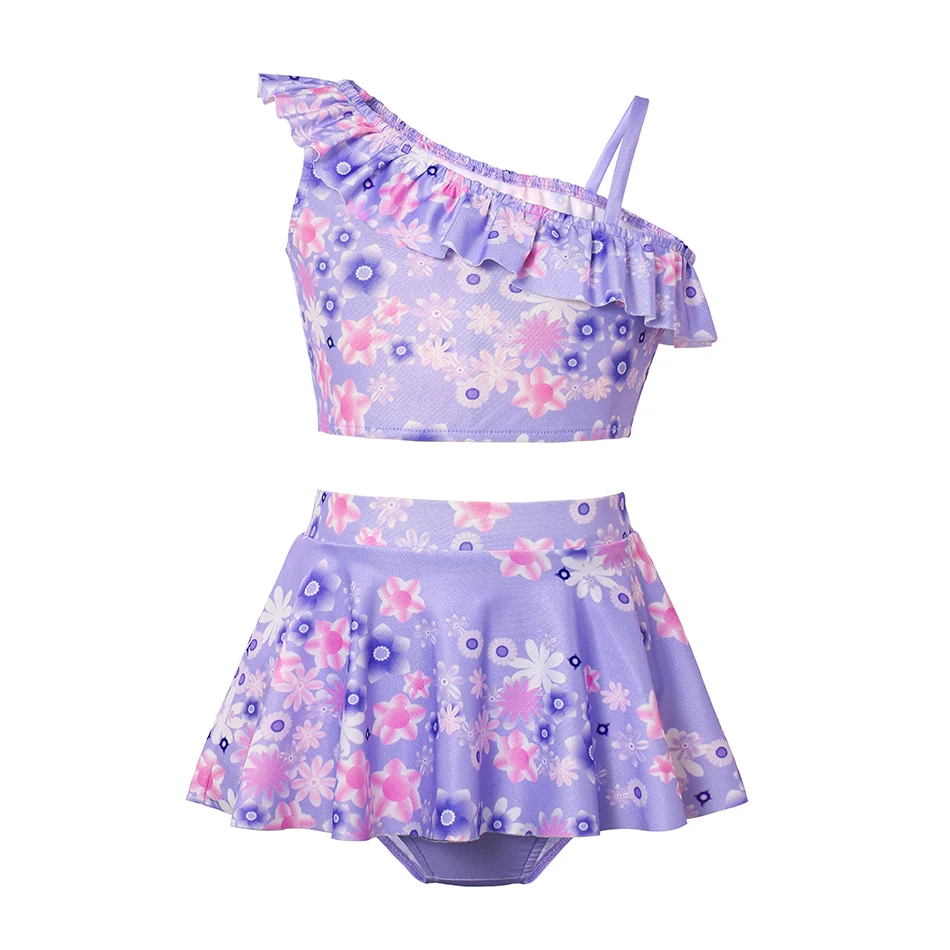 Swimwear Baby Girls Mirabel Isabella Separate Swimsuit Kids Princess Elsa Anna Mermaid Two-pieces Bathing Suit Outfits Beachwear Children Swimwear
