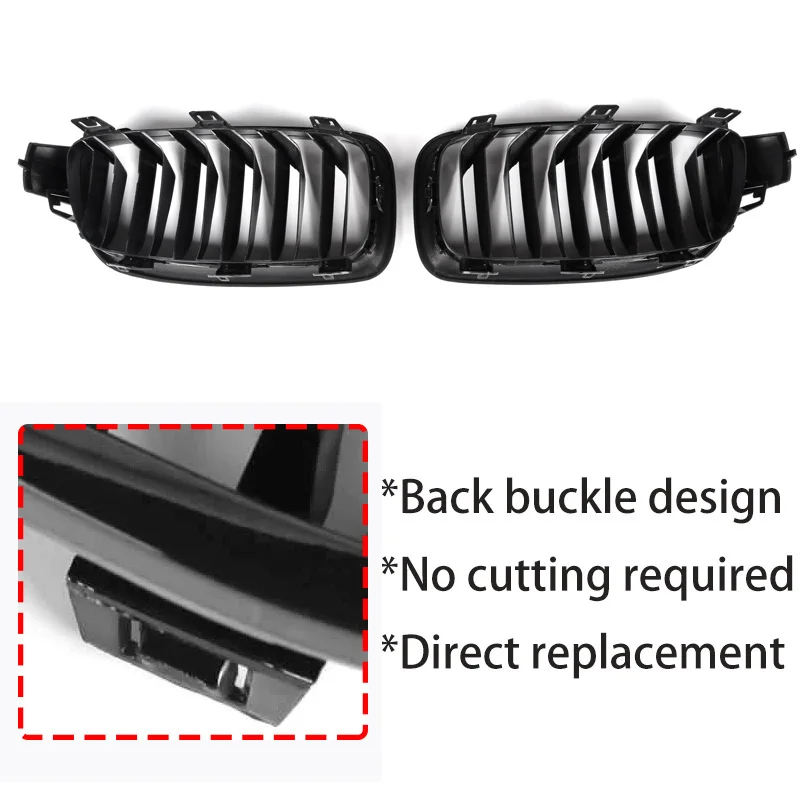 Car Front Bumber Kidney Grille Sport Racing Grills Car Styling for BMW 3-Series F30 F31 F35 316i 318i 320i 328i 330i 2012 -
