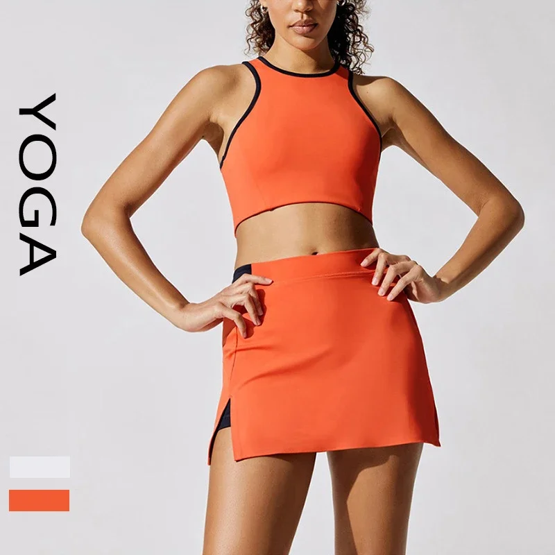 Yoga Suit Set Moisture Absorbing And Breathable Fitness Suit for Women Outdoor Running Tennis for Women Yoga Suit Set