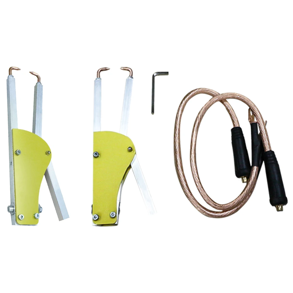 Spot Welding Pen Plier Wrench Wire Kit Adjustable Spot Welder Plier Wrench Wire Kit Pressure Adjustable for 18650 Spot Weld 4