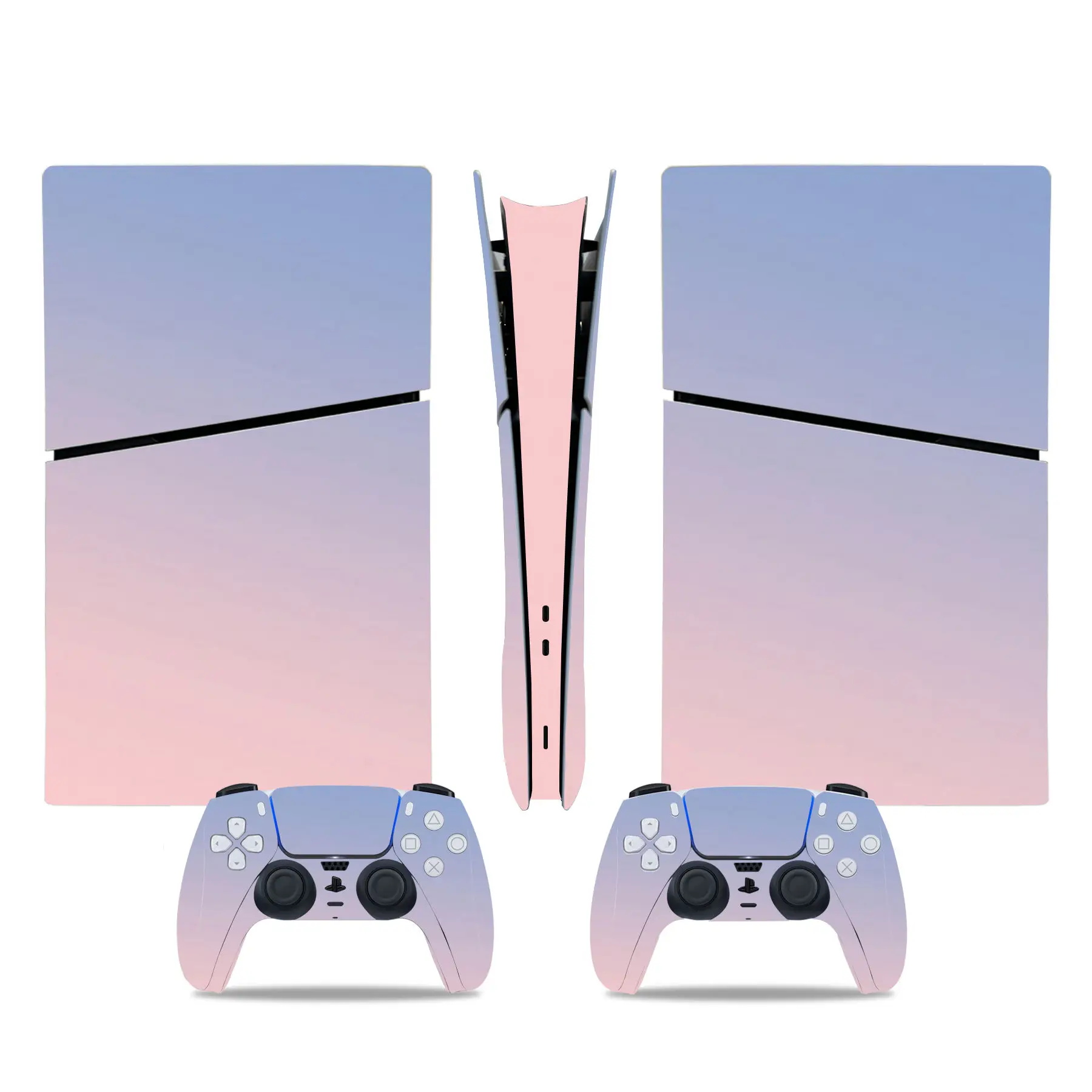 Great Wave Ps5 Slim Digital Skin Sticker Decalcomania Cover Per Console E 2 Controller Nuovo Ps5 Slim Digital Skin Sticker Vinyl