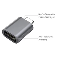 USB-C to USB 3.0 Adapter USB Type-C Female to USB Male for MacBook Pro MacBook Air 2020 iPad Pro 2020 Type-C Devices - Image 4