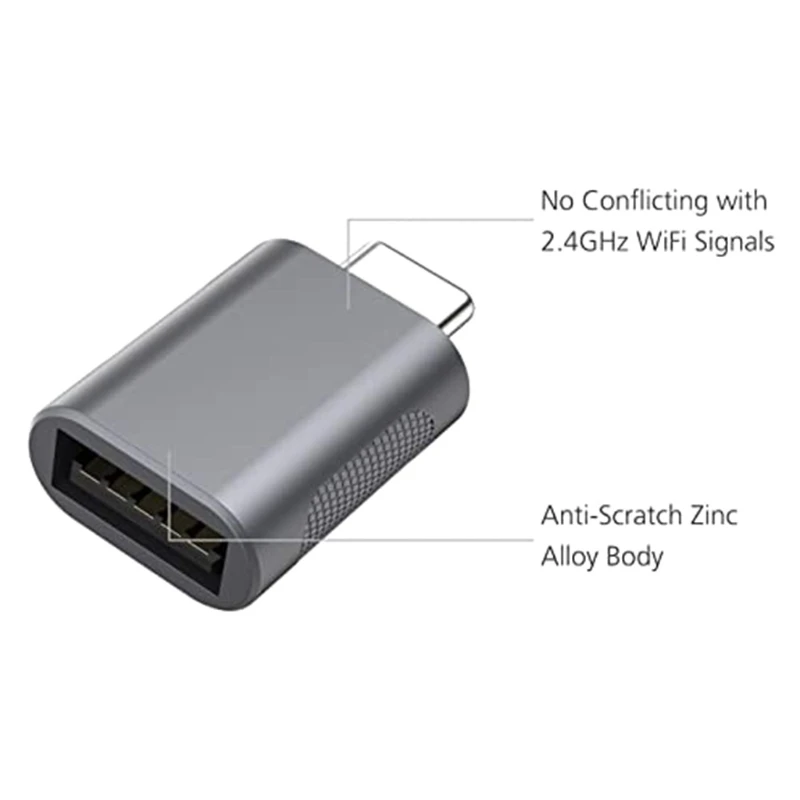 USB-C to USB 3.0 Adapter USB Type-C Female to USB Male for MacBook Pro MacBook Air 2020 iPad Pro 2020 Type-C Devices 4