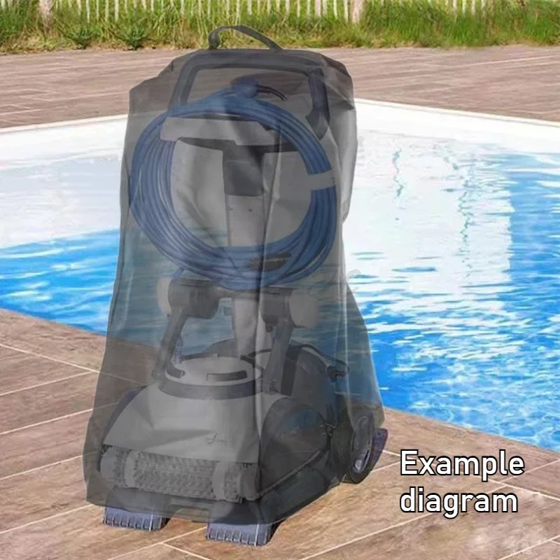 Pool Cleaner Cover Swimming Pool Cleaning Robotic Oxford Cloth Breathable Protective Cover for Most Machines