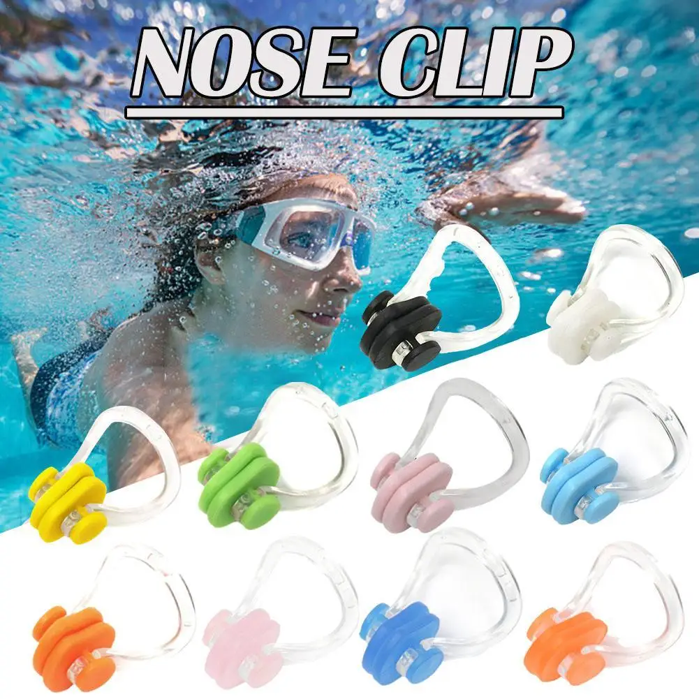 Soft silicone nose clip Reusable waterproof Swimming nose clip Surfing Nose Plugs for Adults Children Pool Supplies Accessories