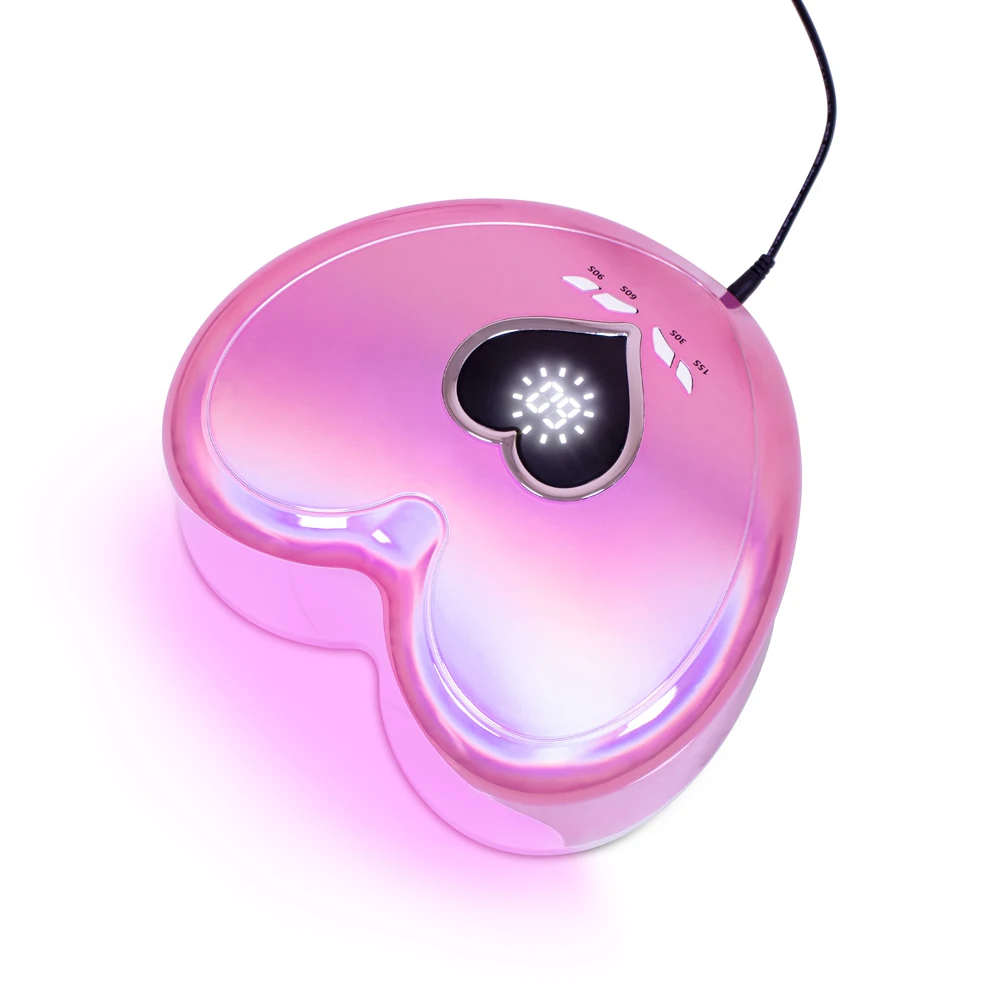 lovely-powerful-96w-uv-nail-light-led-heart-shape-lamp-nail-gel-polish-dryer-curing-nail-tool-electric-nail-drying-96w-pro-light