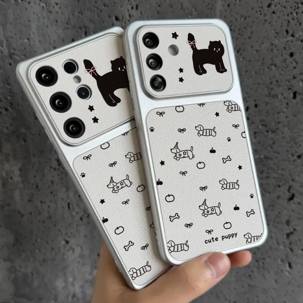 Charming Cat Design Silicone Phone Case