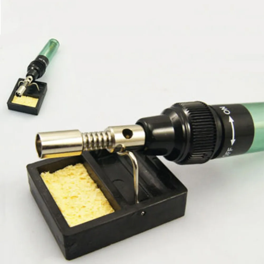 2 stücke Mini Lötkolben Ständer Halter Schweißen Solder Löten Stehen Mit Sauber Schwamm Für BGA Löten Station Reparatur Werkzeuge – Detail 5
