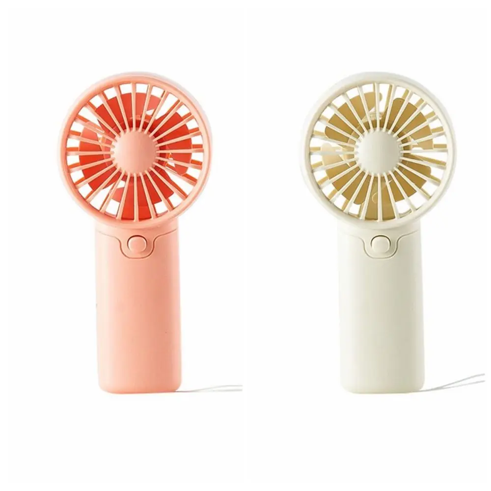 

Silent Handheld Electric Fan New ABS 3 Speeds Mini Fan Indoor Strong Winds Portable Fan Summer