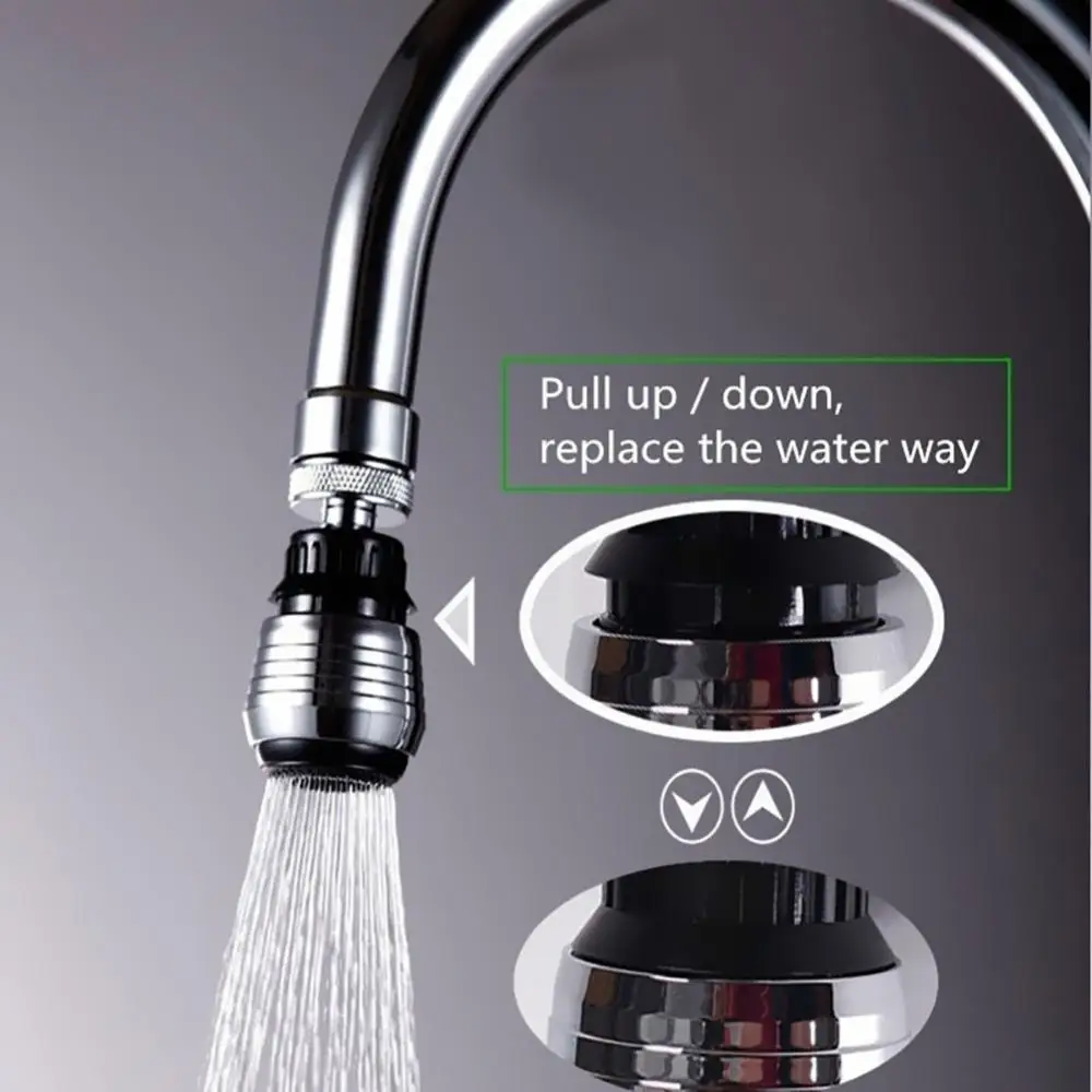 Faucet Extender 360 Degree Swivel Head Water Bubbler Tap Faucet Aerator Diffuser Nozzle Filter 4