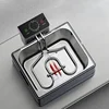 220V Commercial Electric Deep Fryer Large Capacity Thickened Multifunctional Fryer Pan Stable Single Cylinder Fried Dough Tongs 6