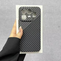 Matte Carbon Fiber Texture Non - Slip Protective Back Cover - Luxury Bumper Case for Realme Neo8 (Color 2)
