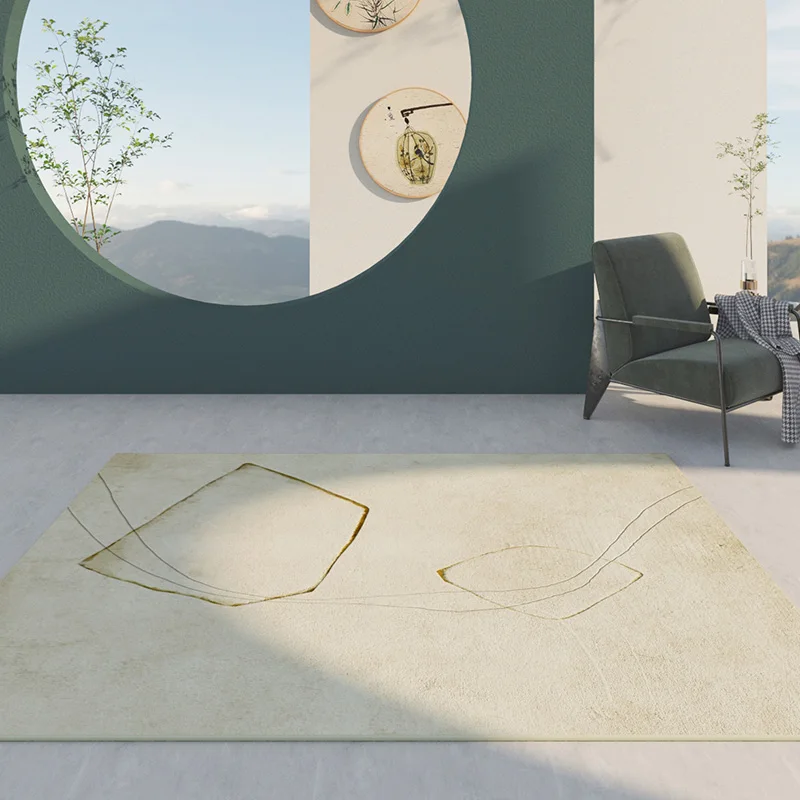 Modern Simple Style Living Room Decoration Soft Carpet Large Area Rugs for Bedroom Washable Lounge Floor Mat Home Anti-slip Rug 3