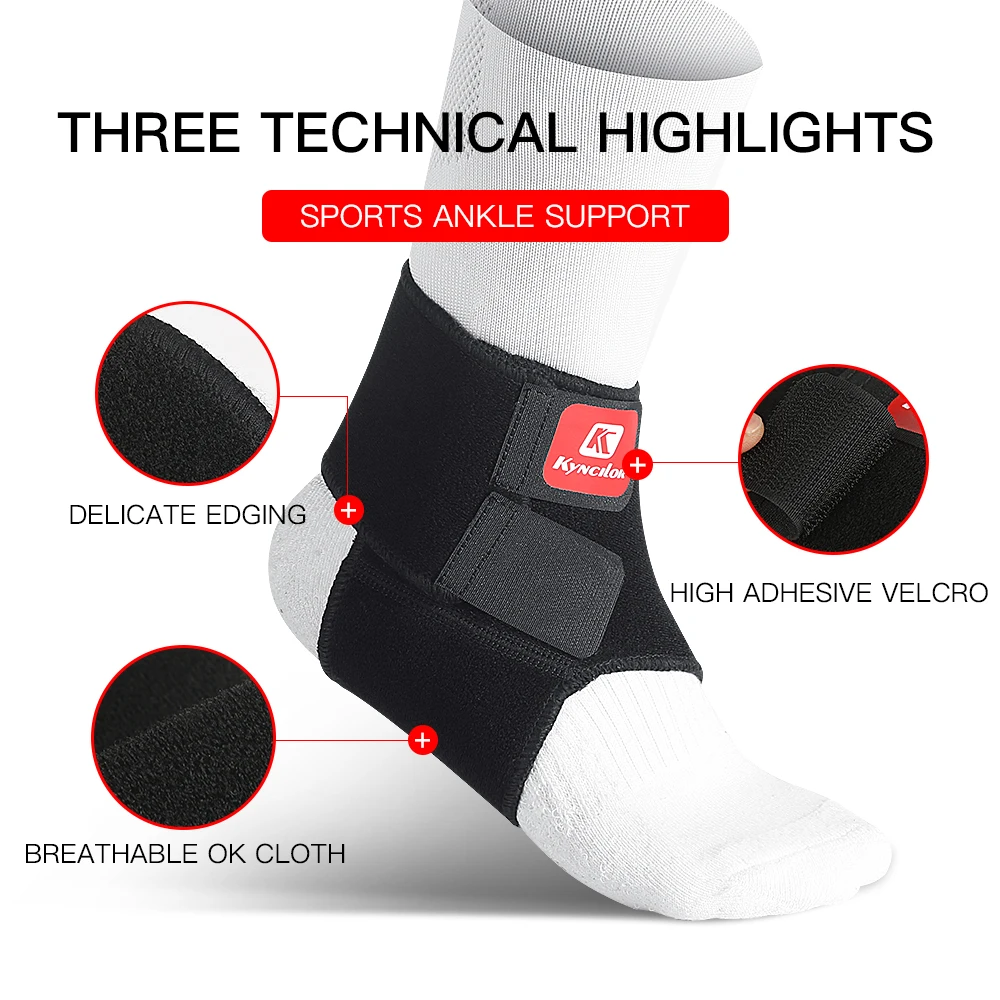Vilico Ankle Brace Adjustable Ankle Support Protection Elastic Compression Brace Guard Support Running Bandage Wrap ankle support ankle straps fitness ankle straps ankle support brace