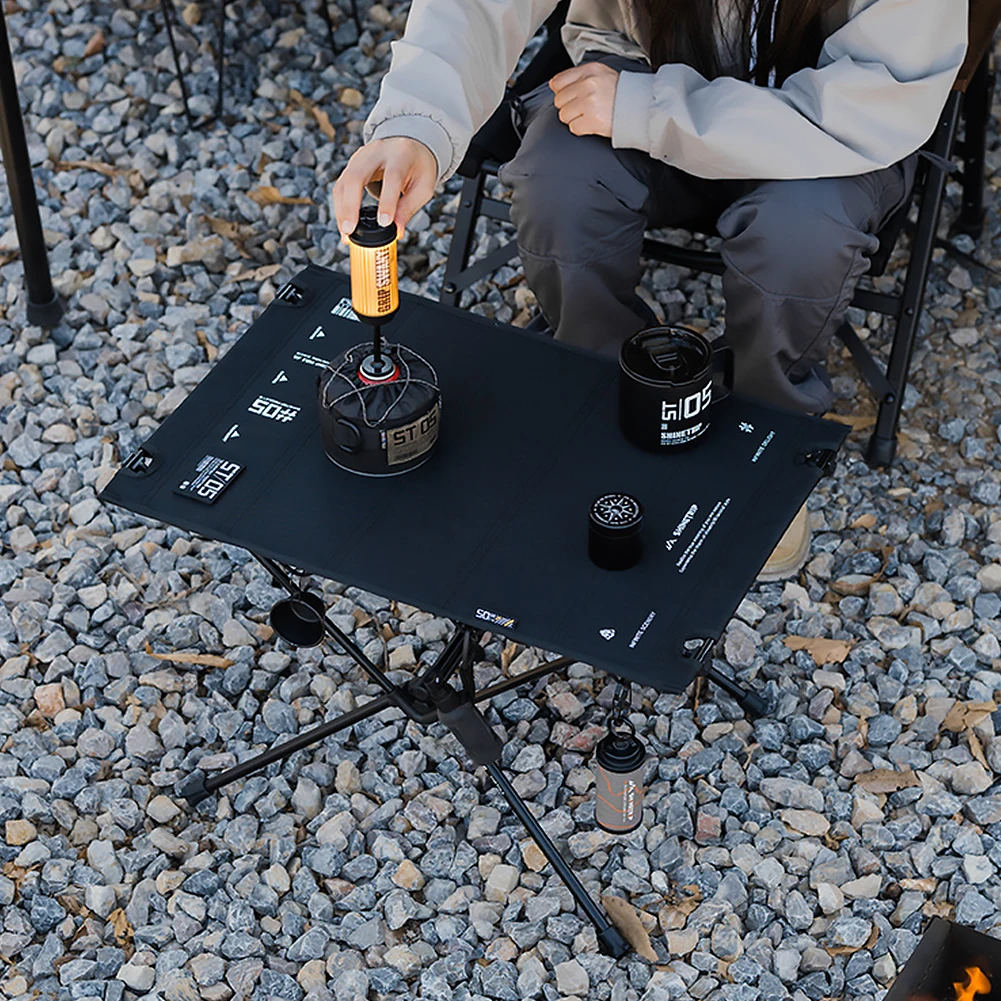 Outdoor Folding Table Multifunctional Lightweight Picnic Table Large Capacity Barbecue Cooking for Outdoor Picnic Fishing