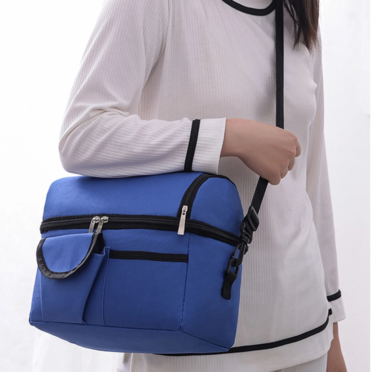 Large Ice Bag Double Insulated Bag Breastmilk Fresh Mummy Bag Food Insulated Bento Bag