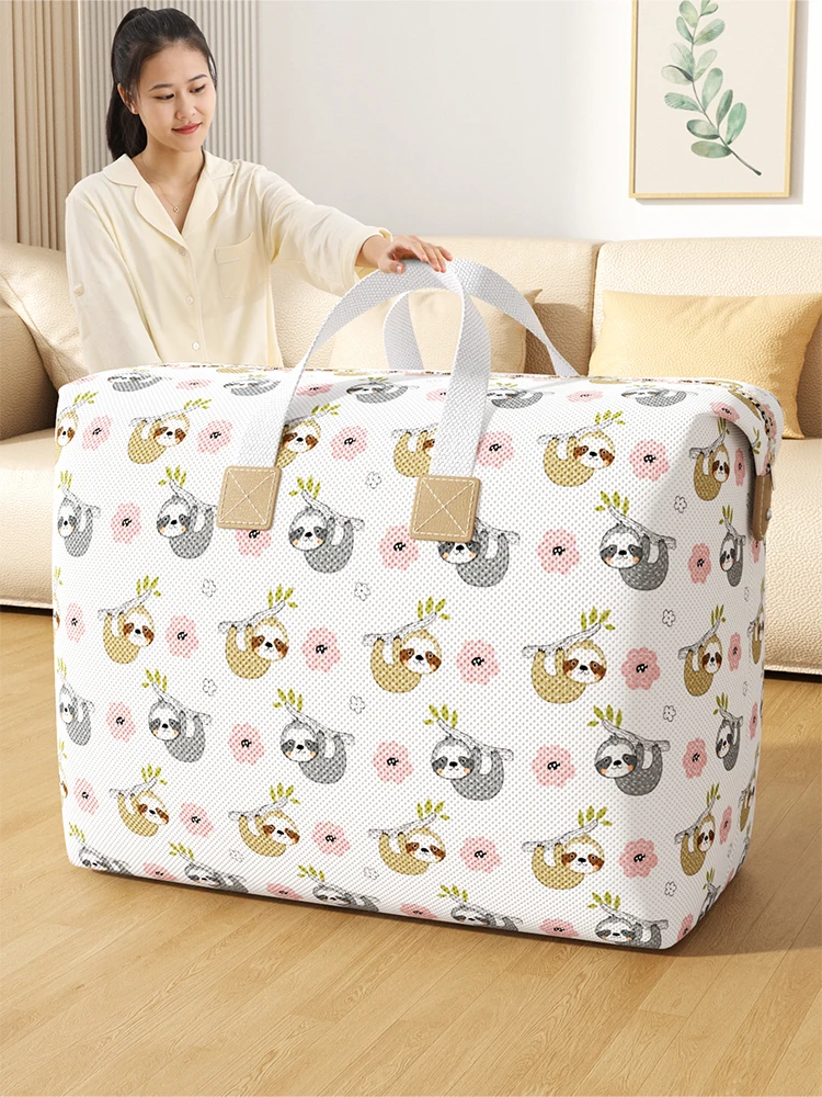 1PC large capacity clothing storage bag Blanket quilt storage bag Foldable clothing organizer bag Portable bag replacement 3