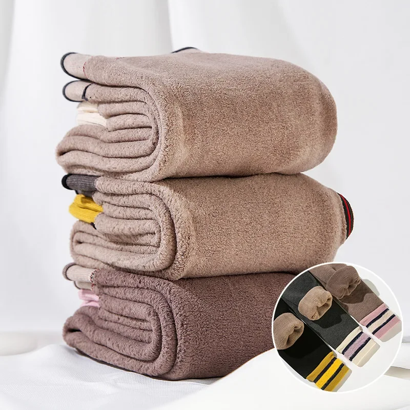 Baby Girls Winter Pants Plus Velvet Thickening Leggings Kids Warm Leggings Children Girl Skinny Pencil Pants Slim Warm Trousers