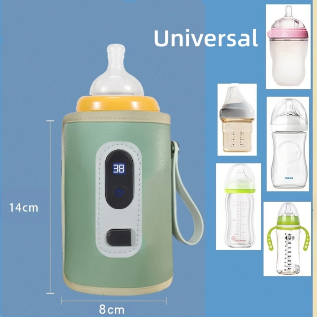 USB Milk Bottle Heater Universal Digital Display Portable for Traveling