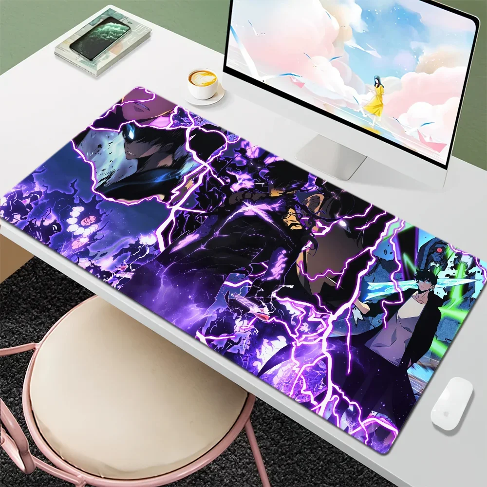 Anime S-Solo L-Leveling CoolS Large PC Mouse Pad For Non-Slip Gaming Laptops Gamer Carpet Keyboard Mat Desk Protector 4