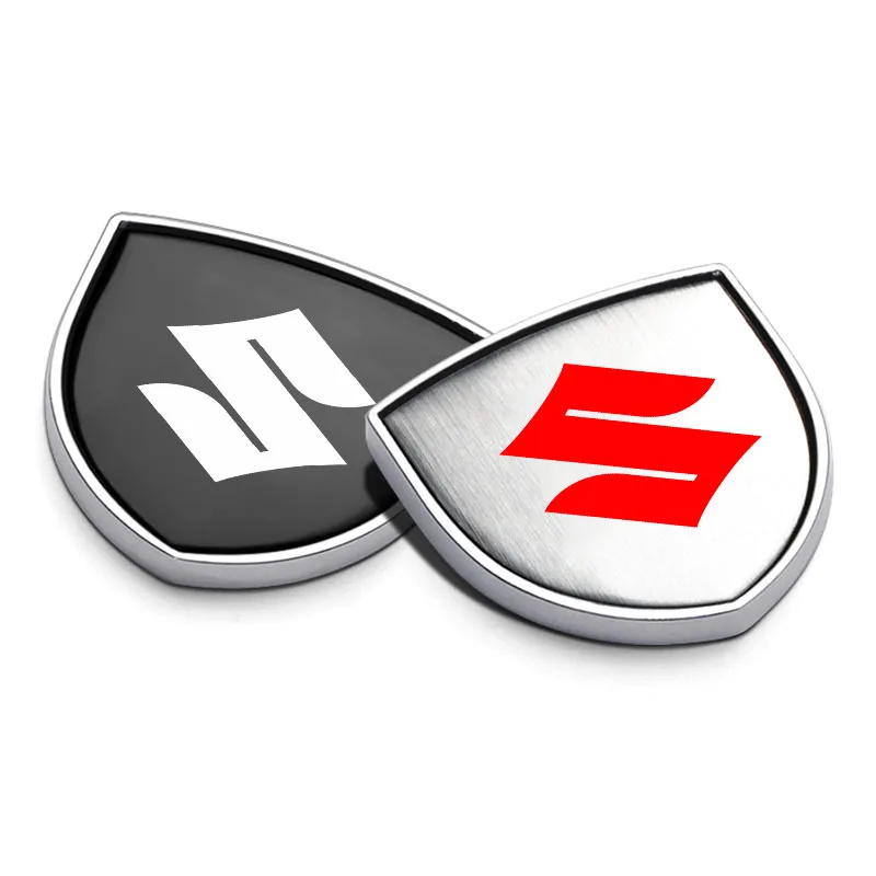 3D 금속 자동차 바디 펜더 엠블럼 쉴드 스티커 장식 자동차 액세서리 (스즈키 스포츠 짐니 그랜드 비타라 밸브 스템 및 캡용)