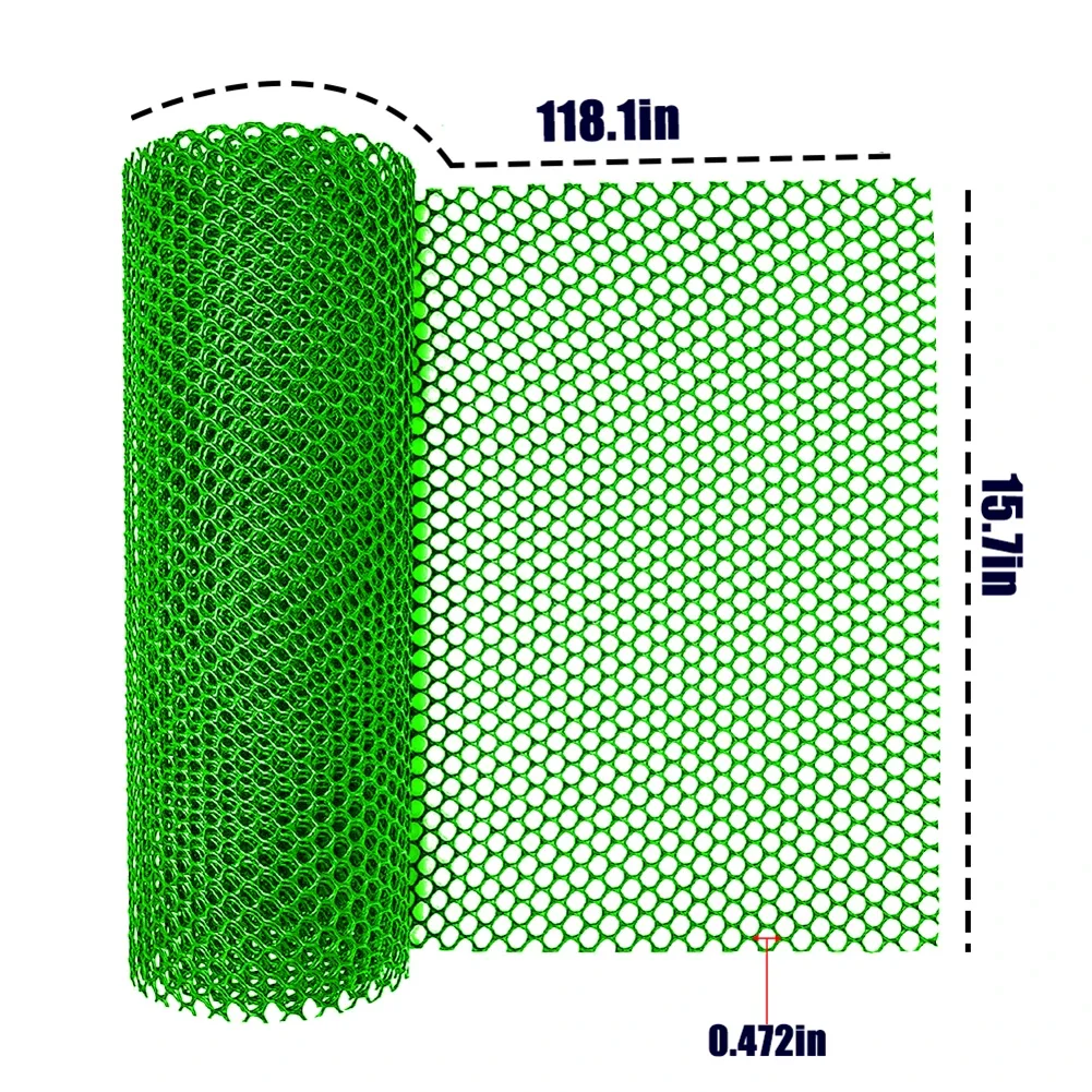Hühnerdraht-Rolle, 40 X 229 Cm, Grün Beschichtet - Maschendraht Für Garten, Geflügel & Basteln