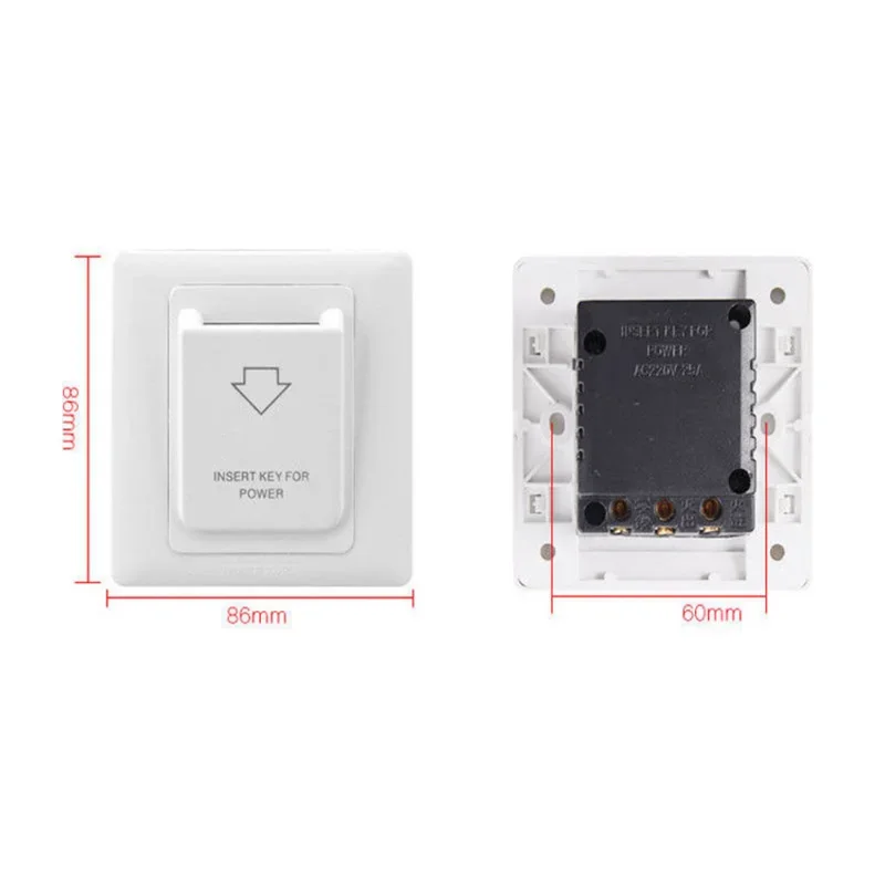 Hotel Magnetic Card Switch Energy Saving Switch Insert Key for Power energy saving switch