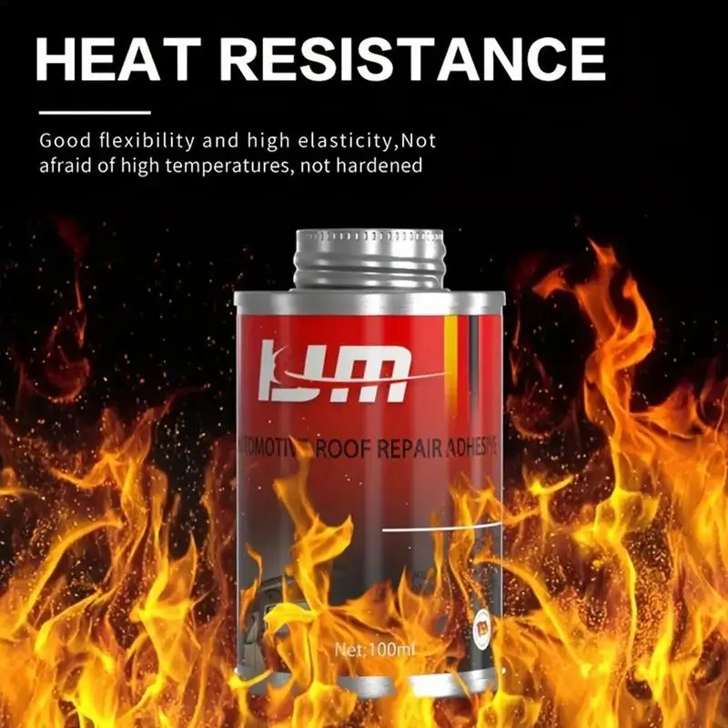 Car Roof Liner Adhesive 100ml Car Roof Fabric Glue Quick Automotive Interior Fix Strong Solution for Headliner & Leather roof liner repair glue car glue repair glue universal glue