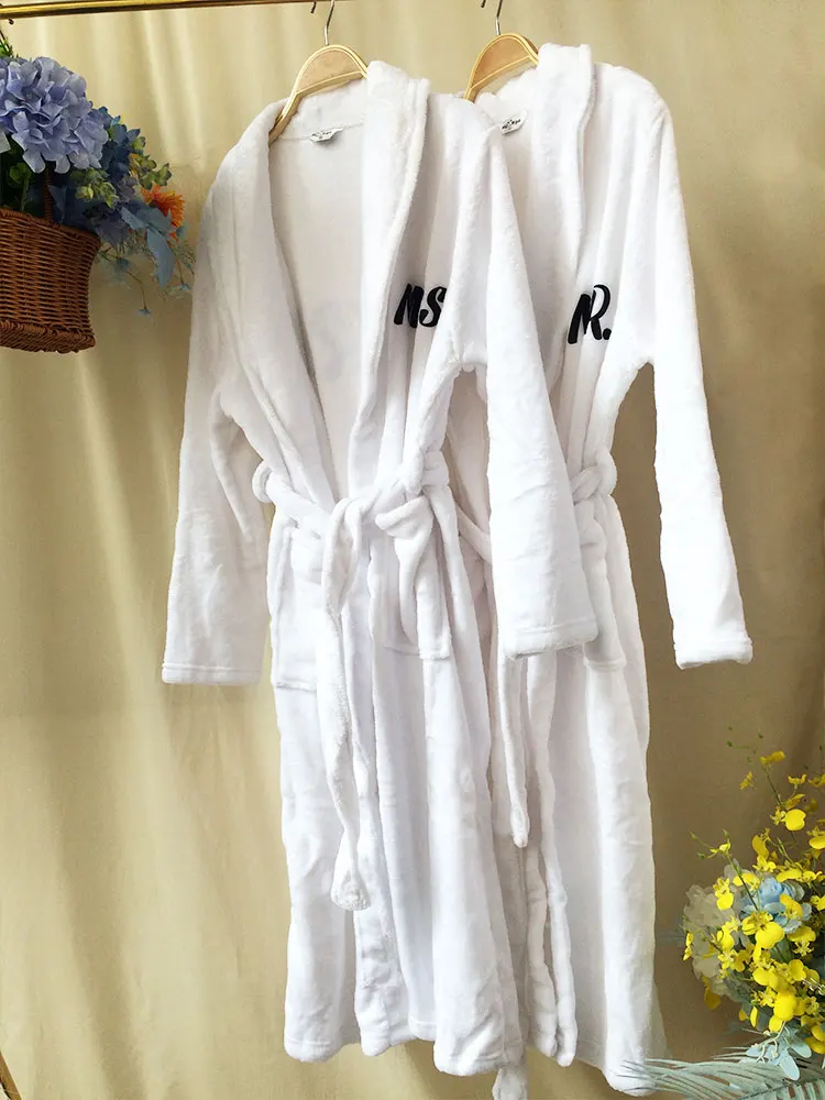 Pink Plush Robe Luxury Personalized Bathrobe Women's -  Israel