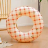 Checkered Flower Inflatable Swimming Pool Floats，Floating Object Summer Swimming Ring Beach Toy，Inflatable Swimming Pool Float 4