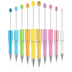 Vibrant Bead Ballpoint Pens - Set of 40, Ideal for School, Office, and Gifts (Black)